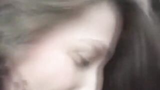 SlutMouth: Eating Cum In The Car #5