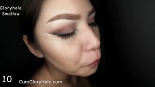 SloppyHeadFreak: swallow bbc cum in gloryhole #4