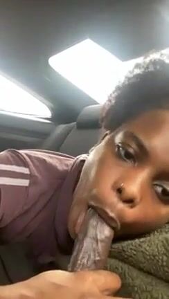 Sloppy toppy in the backseat