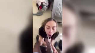 SloppyHeadFreak: BBC Blowjob Cheating Cuckold Face Fuck Facial Interracial Messy Sloppy Porn GIF by pppjg1 #3