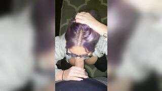 SloppyBlowjob: put my hair in a ponytail during this lol #2