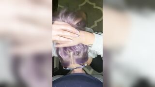 SloppyBlowjob: put my hair in a ponytail during this lol #3