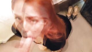 ShutMouthAndSuckDick: Redhead Gives Blowjob #5