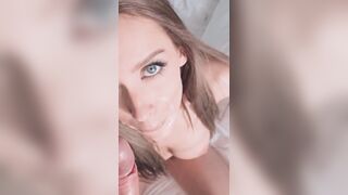 ShutMouthAndSuckDick: She Rubs It All Over Her Face And Sucks Him Dry #5