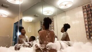 Ebony Squirt: Vacay sex #5