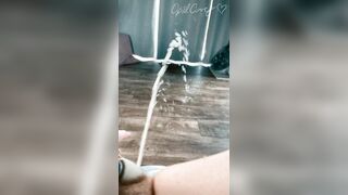 Squirting: Insane squirt fountains and a massive puddle from my POV #2